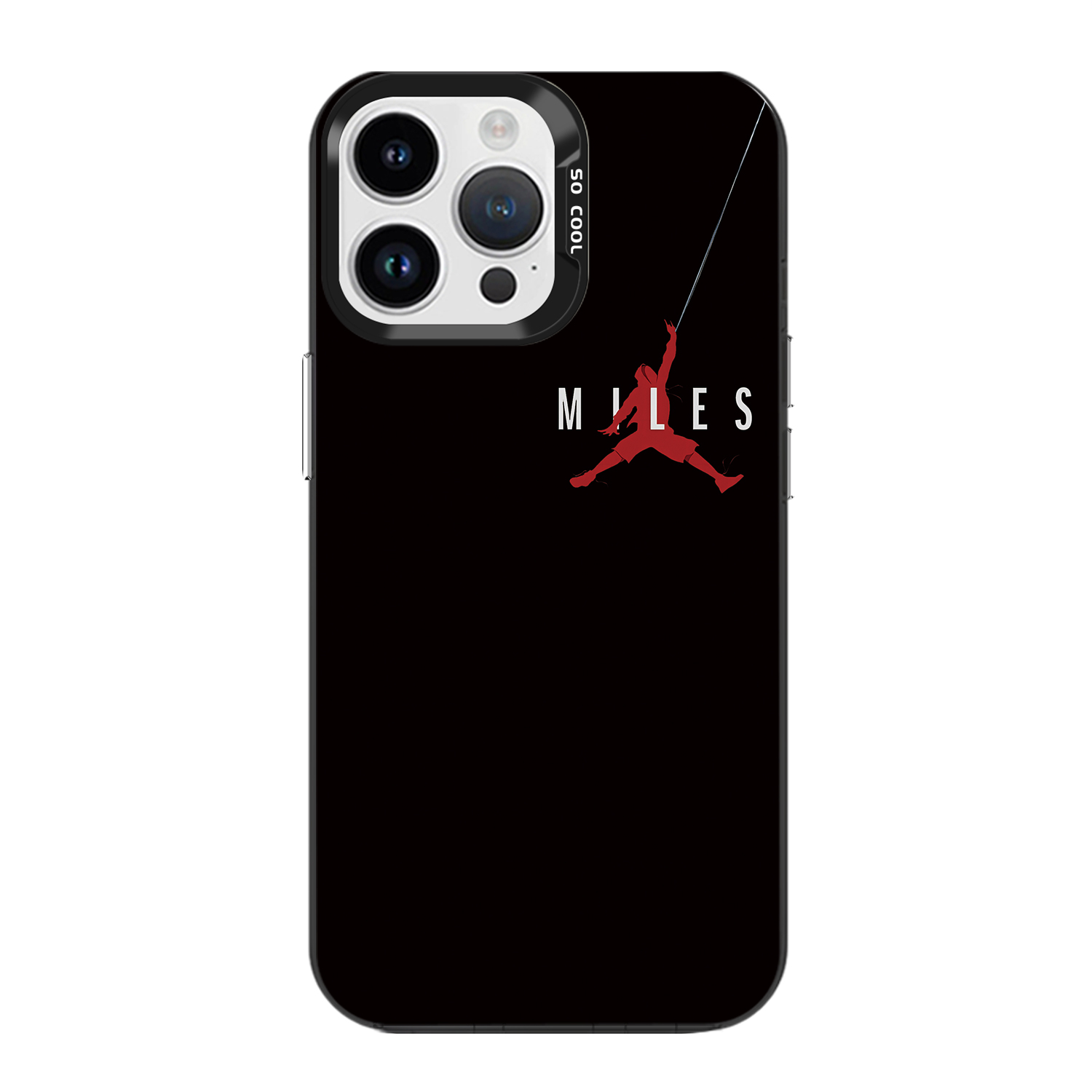 Disney NBA Basketball Airman Spiderweb Magnetic Case for Apple iPhone 12-15 Pro/Max. DISNEYMAGNETICIRIDESCENTSILVERCASEJDCXCY0034P