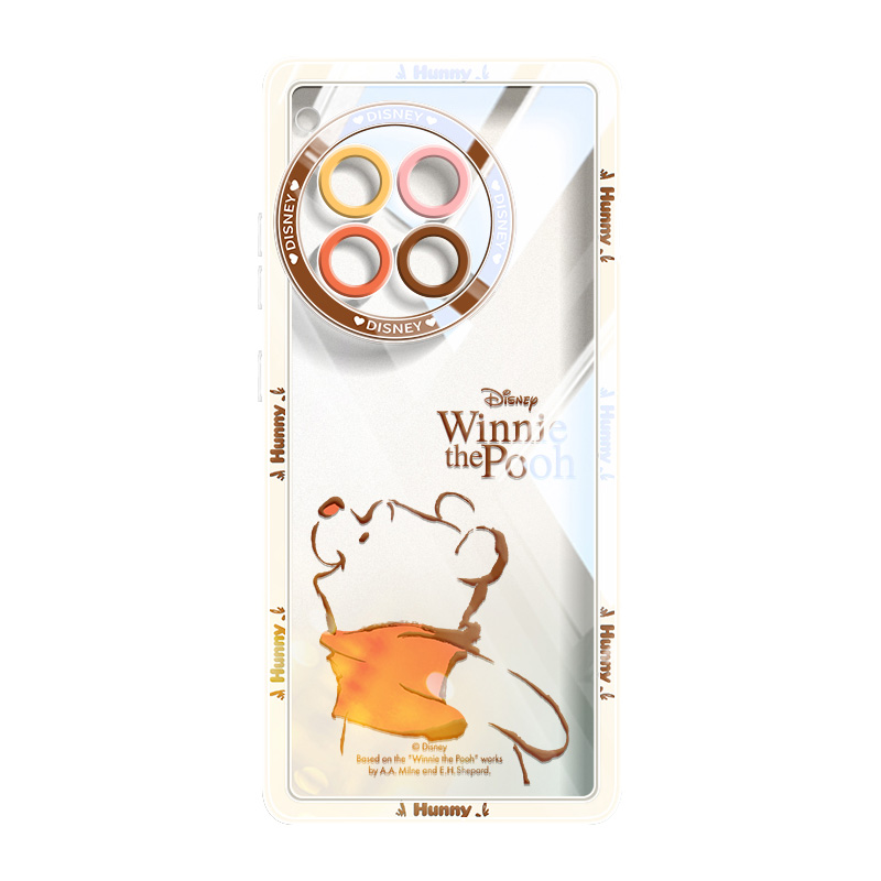 Disney Pooh Series Silicone Transparent Shockproof Case for ONEPLUS Ace3/Pro DISNEYIPGAZINGPOOHPHOTOFRAME(ACE3SERIES)