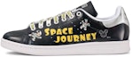 Buy Disney/迪士尼 x adidas originals StanSmith 輕便耐磨防滑 低筒 板鞋 男女款 黑銀色