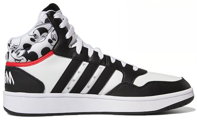 Disney x adidas Hoops 3.0 Mid 'Mickey Mouse' GZ1349 Order Disney x adidas Hoops 3.0 Mid 'Mickey Mouse' GZ1349