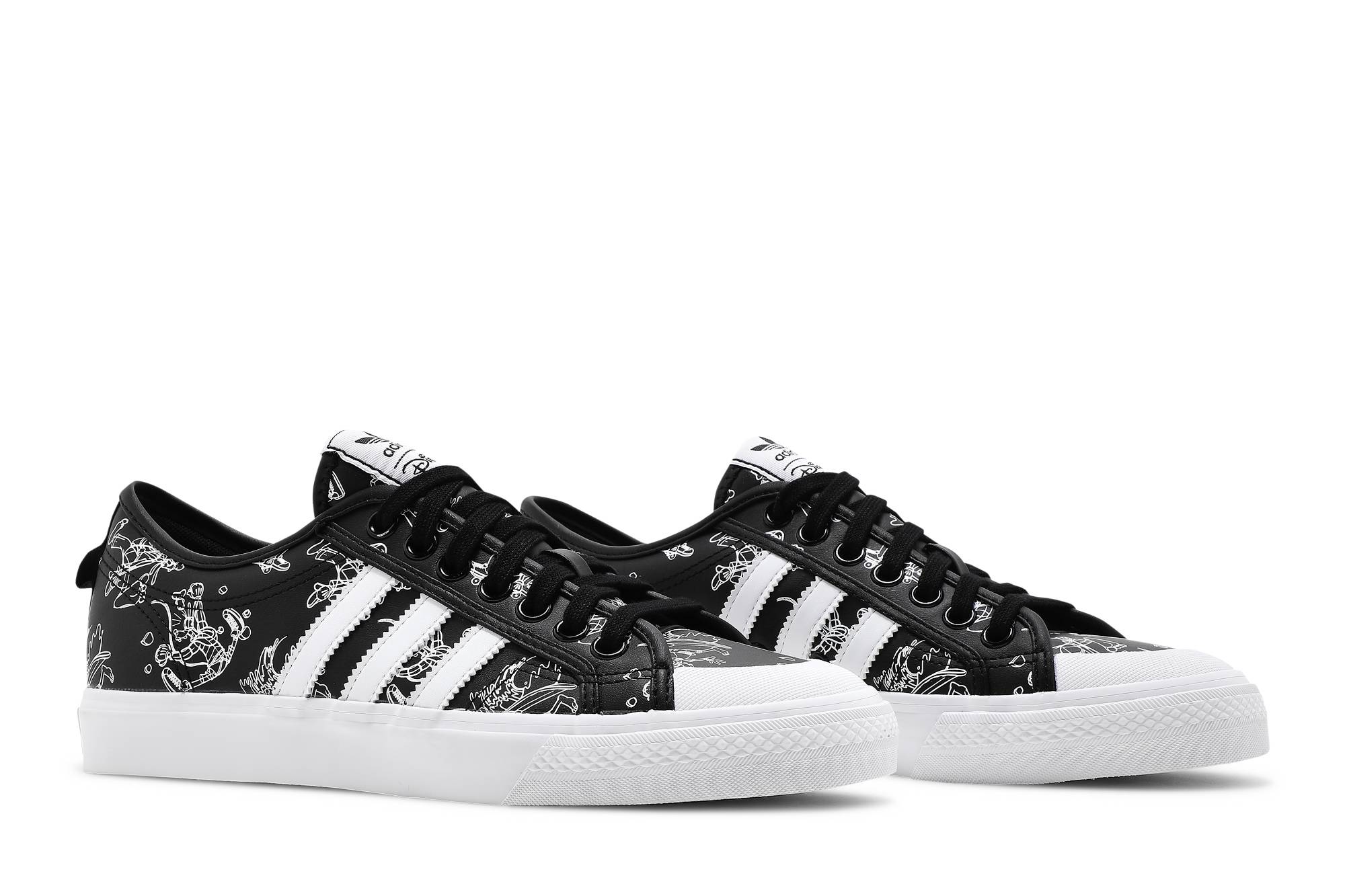 Cheap Disney x adidas Nizza 'Sport Goofy Pack - Hitam' FW9590