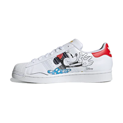 Disney adidas Superstar 'Mickey and Minnie - White Vivid Red'
