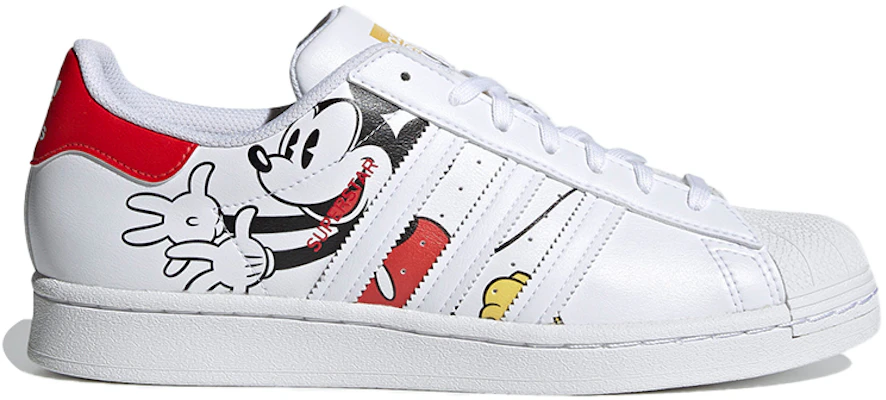 Disney x adidas Superstar 'Mickey and Minnie - White Vivid Red' GW2248 Order Disney x adidas Superstar 'Mickey and Minnie - White Vivid Red' GW2248
