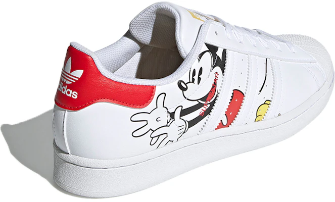 Disney x adidas Superstar 'Mickey and Minnie - White Vivid Red' GW2248 Shop Disney x adidas Superstar 'Mickey and Minnie - White Vivid Red' GW2248