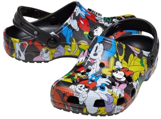 迪士尼 x Crocs 經典洞洞鞋『米奇與朋友-多色黑』 211482-90H Lookbook 迪士尼 x Crocs 經典洞洞鞋『米奇與朋友-多色黑』 211482-90H