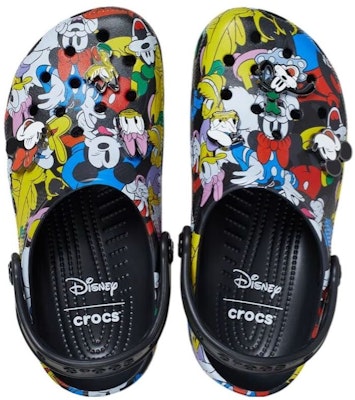 迪士尼 x Crocs 經典洞洞鞋『米奇與朋友-多色黑』 211482-90H Shop 迪士尼 x Crocs 經典洞洞鞋『米奇與朋友-多色黑』 211482-90H