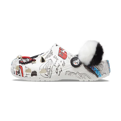 Cruella Crocs Classic Clog 'Stay Weird'