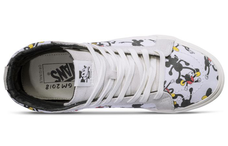 Shop Disney x Geoff McFetridge x Vans Sk8-Hi 'Mickey ke-90' VN0A38FYRNQ