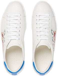 Disney/迪士尼 x GUCCI古奇 ACE 皮革 時尚休閒鞋 男款 白藍色 Lookbook Disney/迪士尼 x GUCCI古奇 ACE 皮革 時尚休閒鞋 男款 白藍色