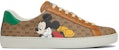 Disney x Gucci Ace Low 'Mickey Mouse - Beige' - Coklat Beige 602548 HWM10 8961