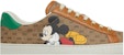 Disney x Gucci Ace Low 'Mickey Mouse - Beige' - Coklat Beige 602548 HWM10 8961