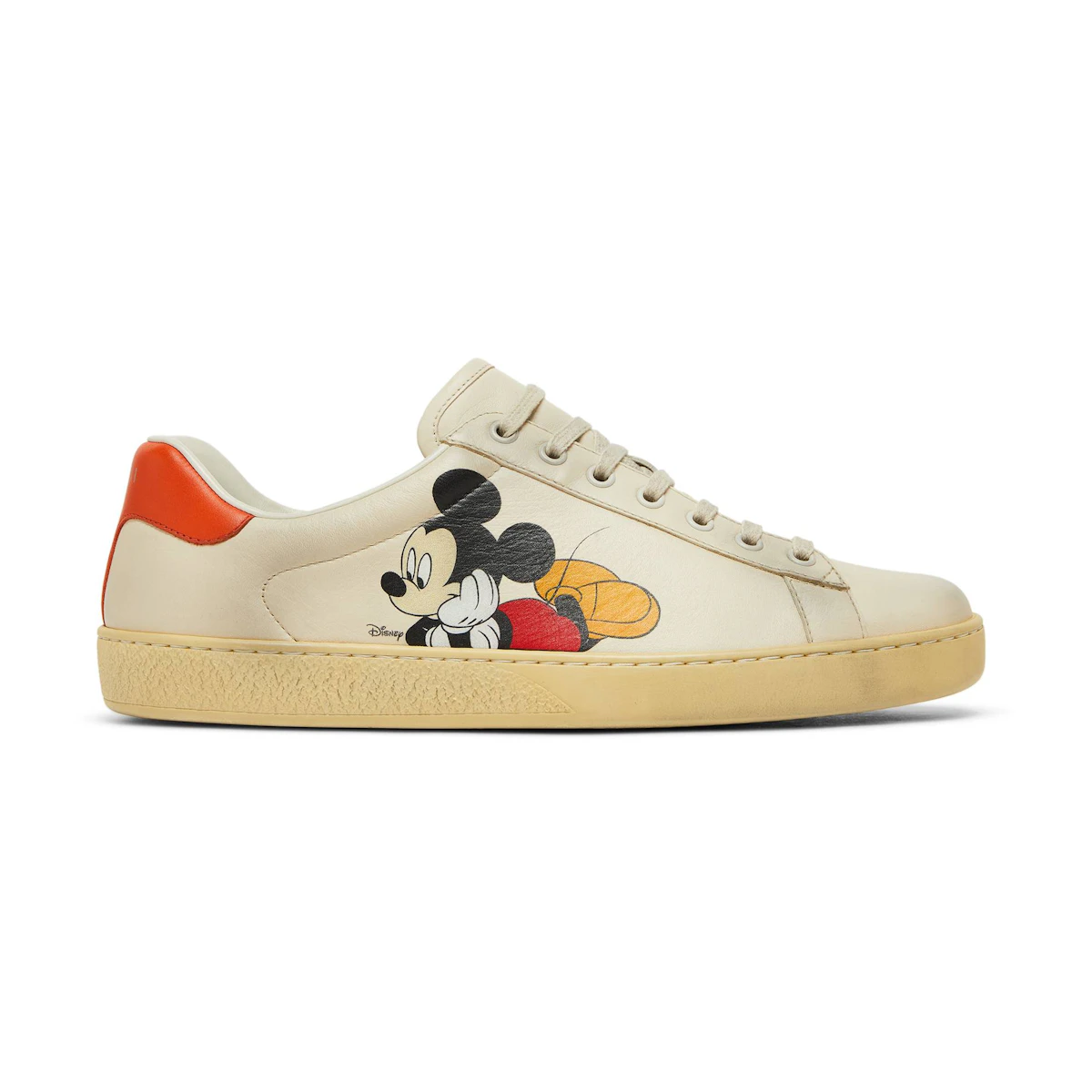 Buy Disney x Gucci Ace Low 'Mickey Mouse Ivory' 603697 AYO70