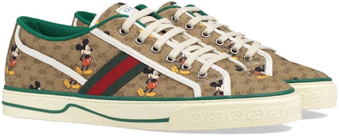 Disney x Gucci Tennis 1977 'Mickey Mouse' Sneakers 606111 H0T10 8530 Shop Disney x Gucci Tennis 1977 'Mickey Mouse' Sneakers 606111 H0T10 8530