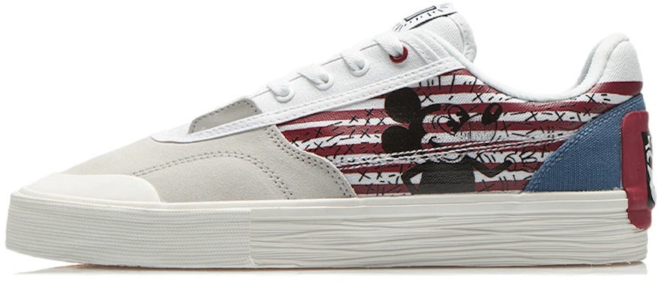 Li-Ning Disney x Keith Haring Skate Shoes 'White Grey' AECR049-1 Buy Li-Ning Disney x Keith Haring Skate Shoes 'White Grey' AECR049-1