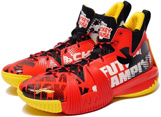 Li-Ning Disney x Li-Ning Badfive High-Top Merah ABFQ005-13 Lookbook Li-Ning Disney x Li-Ning Badfive High-Top Merah ABFQ005-13