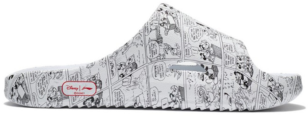 李寧ディズニーカジュアルスポーツスライド「モノクロコミック」 AGAS015-1 Order 李寧ディズニーカジュアルスポーツスライド「モノクロコミック」 AGAS015-1