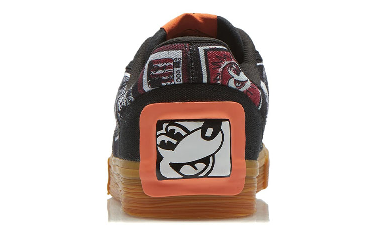 Purchase Disney/迪士尼 x LiNing李寧 Keith Haring 復古萬用休閒 防滑耐磨 低筒 板鞋 男款 黑色