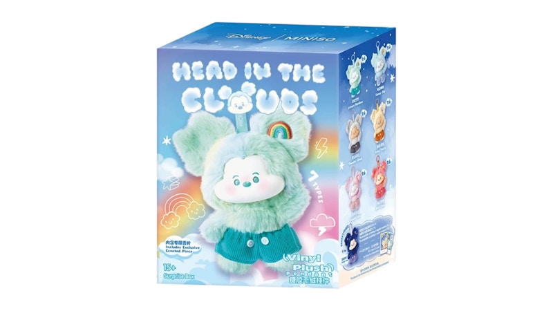 Buy 디즈니 x 미니소 미키 헤드 인 클라우드 비닐 플러쉬 펜던트 싱글 블라인드 박스