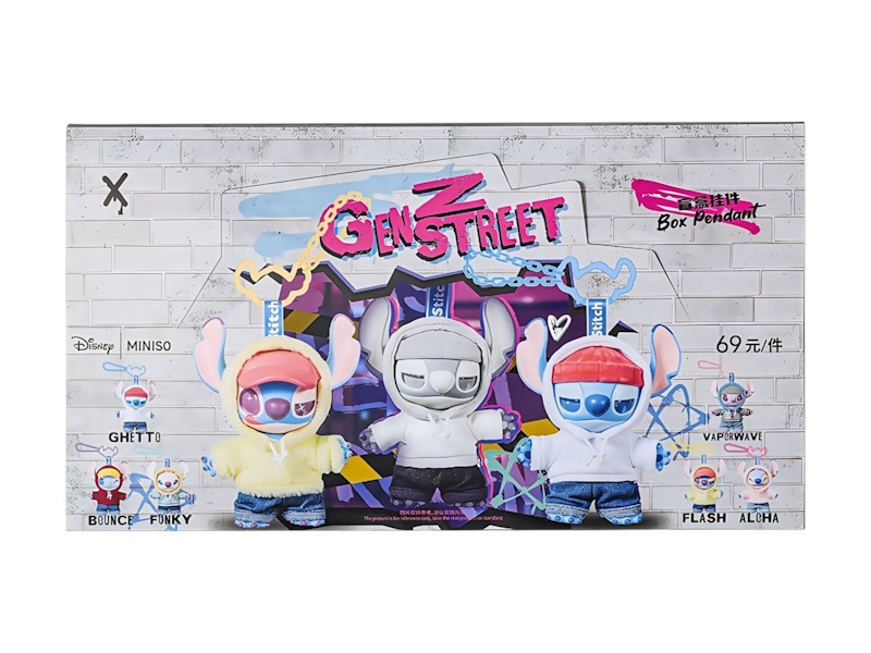 Disney x Miniso Stitch GenZ Street Series Pendent Sealed Case (6 Blind Box)