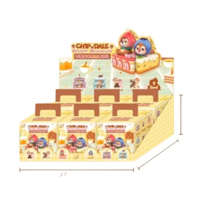 Disney Miniso Top Toy Chip 'n' Dale Dessert Adventure Series Figures Sealed Case (6 Blind Box)