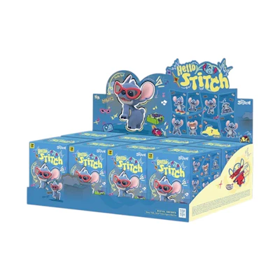 Disney Miniso Top Toy Hello Stitch Series Figure Sealed Case (8 Blind Box)
