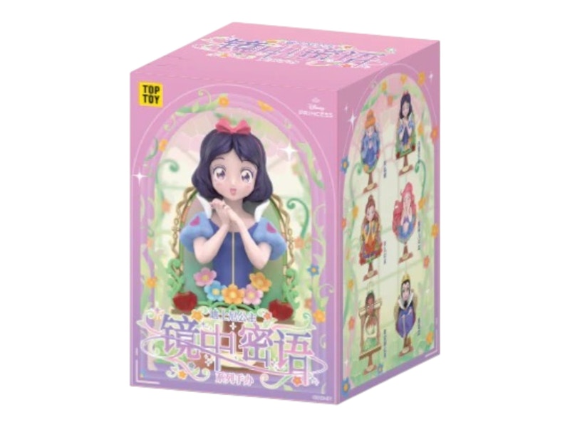 Disney x Miniso Top Toy Princess Mirror Secret Message Series Single Blind Box