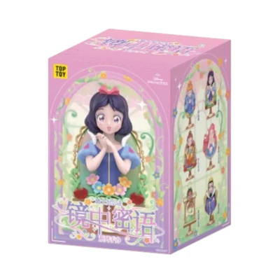 Disney Miniso Top Toy Princess Mirror Secret Message Series Single Blind Box