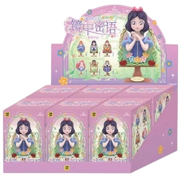 disney-x-miniso-top-toy-princess-mirror-secret-message-series-sealed-case-6-blind-boxes