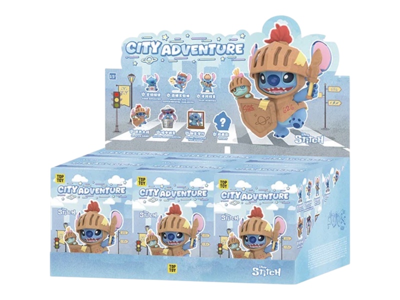 Disney x Miniso Top Toy Stitch City Adventure Series Figure Sealed Case (6 Blind Box)