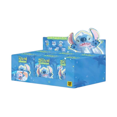 Disney Miniso Top Toy Stitch Cute Action Series Figures Sealed Case (6 Blind Box)
