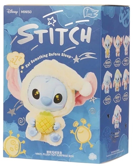 disney-x-miniso-top-toy-stitch-eating-something-before-sleep-plush-keychain-single-blind-box