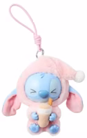 Disney x Miniso Top Toy Stitch Eating Something Before Sleep Milk Tea Desire Plush Keychain Disney x Miniso Top Toy Stitch Eating Something Before Sleep Milk Tea Desire Plush Keychain