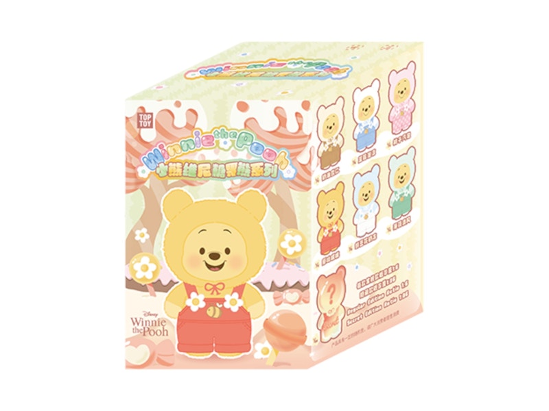 Disney x Miniso Top Toy Winnie the Pooh Candy Series Vinyl Plush Single Blind Box