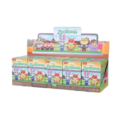 Disney Miniso Top Toy Zootopia Sit Nicely Series Figure Sealed Case (10 Blind Box)