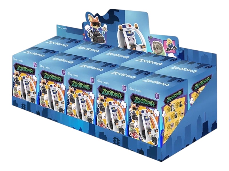 Disney x Miniso Zootopia Series Figure Sealed Case (10 Blind Box)