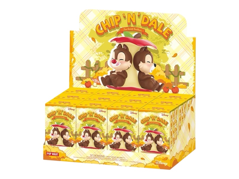 Disney x Pop Mart Chip 'n' Dale Fun-loving Brothers Series Figures Sealed Case (12 Blind Boxes)