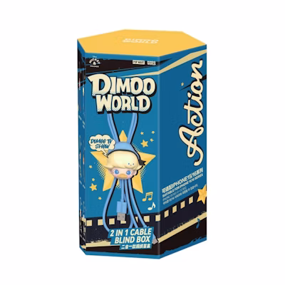 Disney Pop Mart DIMOO World 2 in 1 Cable Single Blind Box
