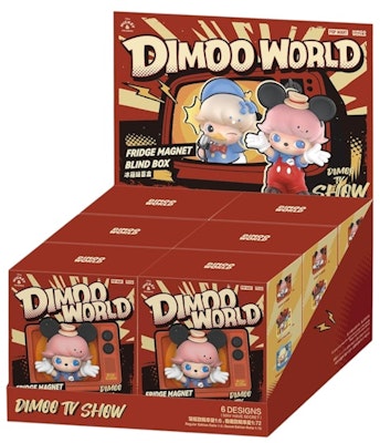 Disney x Pop Mart DIMOO World Series Fridge Magnet Sealed Case (6 Blind Box) Buy Disney x Pop Mart DIMOO World Series Fridge Magnet Sealed Case (6 Blind Box)