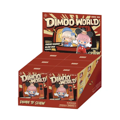 Disney Pop Mart DIMOO World Fridge Magnet Sealed Case (6 Blind Box)