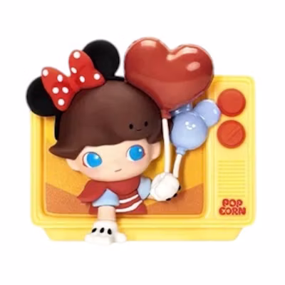 Disney Pop Mart DIMOO World Minnie's Balloon Fridge Magnet