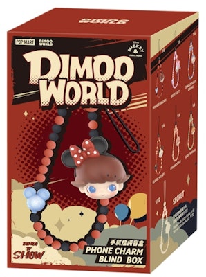 Disney x Pop Mart DIMOO World Series Phone Charm Single Blind Box Buy Disney x Pop Mart DIMOO World Series Phone Charm Single Blind Box