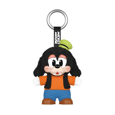 Disney Pop Mart Mickey Family Together Goofy Plush Keychain