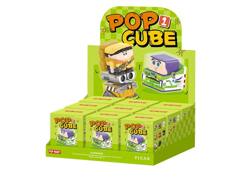 Disney x Pop Mart Pixar Pop Cube-1 Series Figures Sealed Case (9 Blind Box)