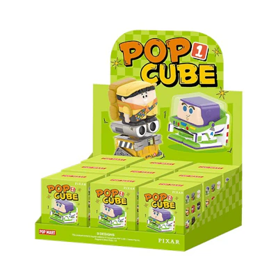 Disney Pop Mart Pixar Pop Cube-1 Figures Sealed Case (9 Blind Box)