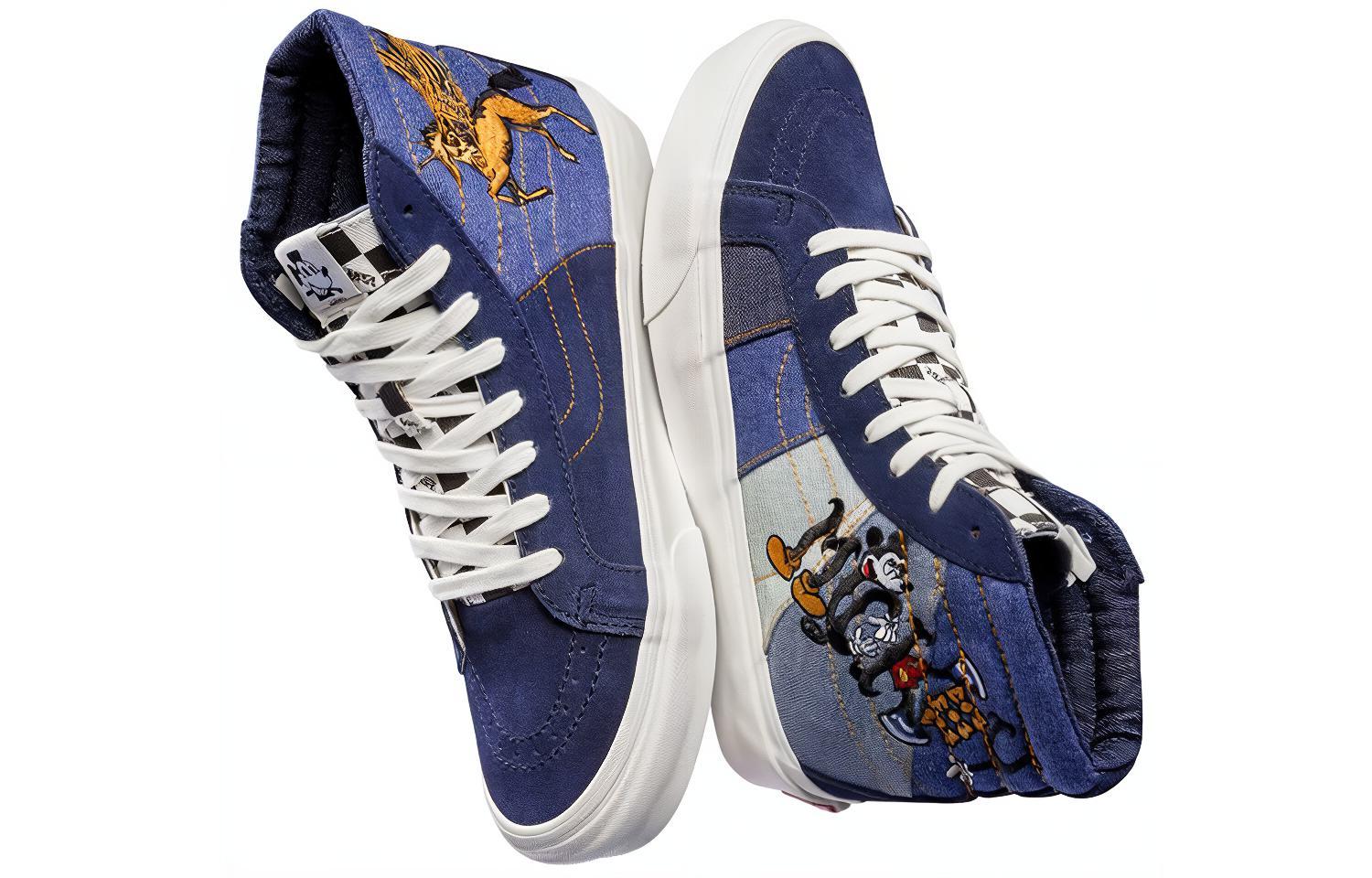 Shop Disney x Taka Hayashi x Vans Sk8-Hi 'Mickey's 90th' - Sepatu Kolaborasi Vans Mickey 90th VN0A3WNDRNR