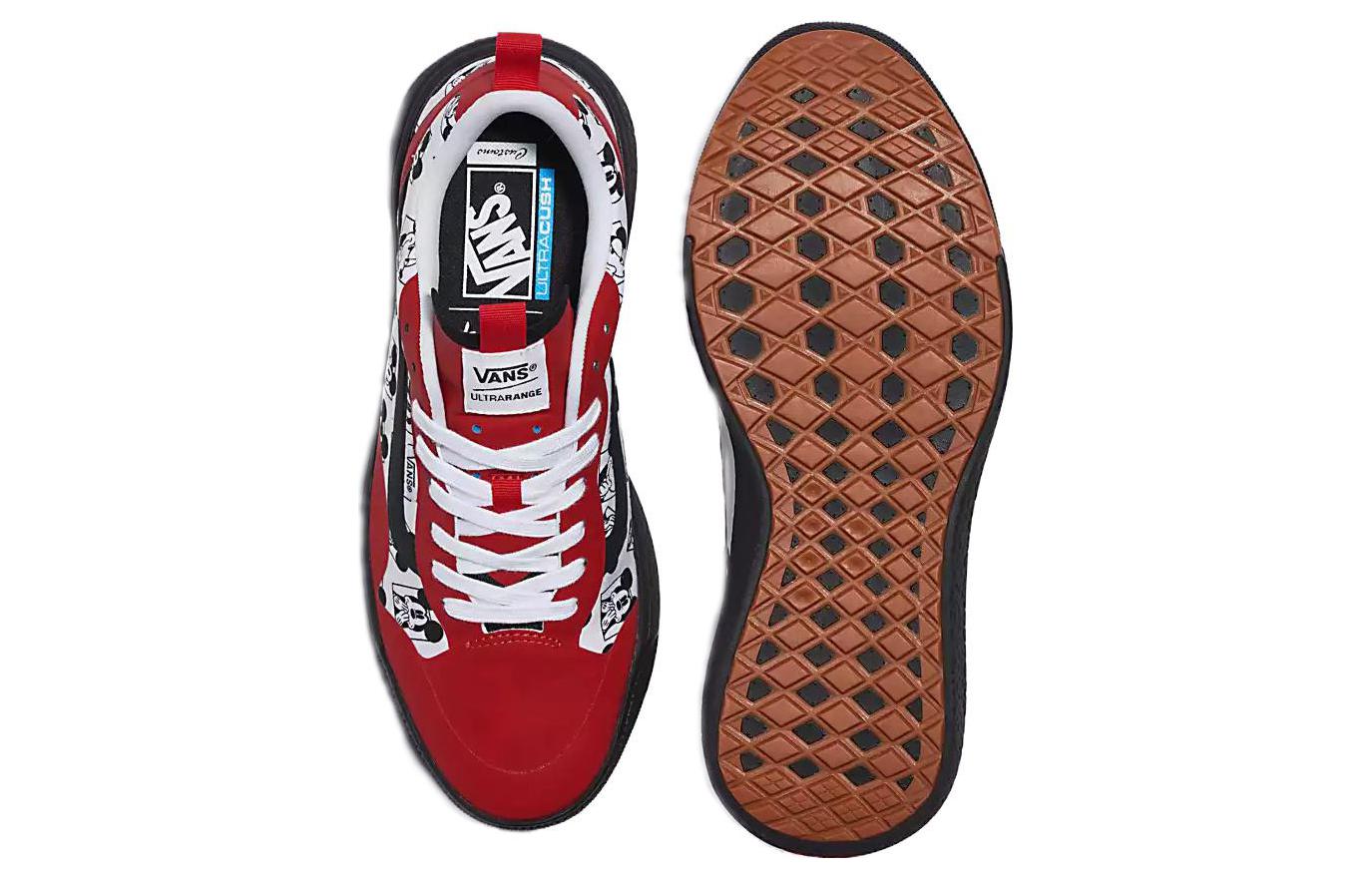 Shop Disney x Vans UltraRange EXO 'Mickey Mouse - Merah Balap' VN0A3VC1540