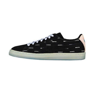 Dolphin Puma Suede V2 'Black Pink'