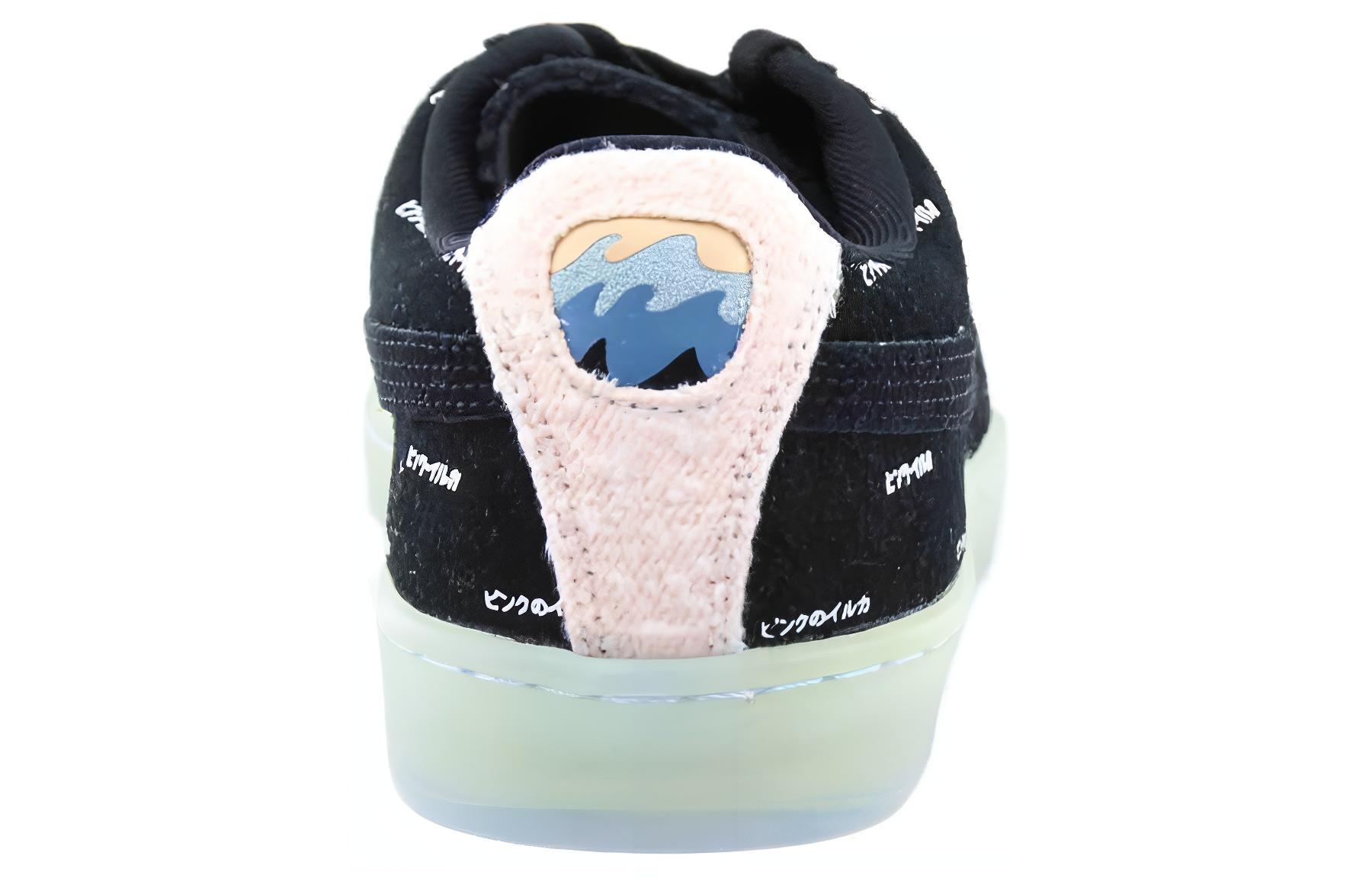 Shop 돌핀 x 푸마 스웨이드 V2 '블랙 핑크' 365031-01