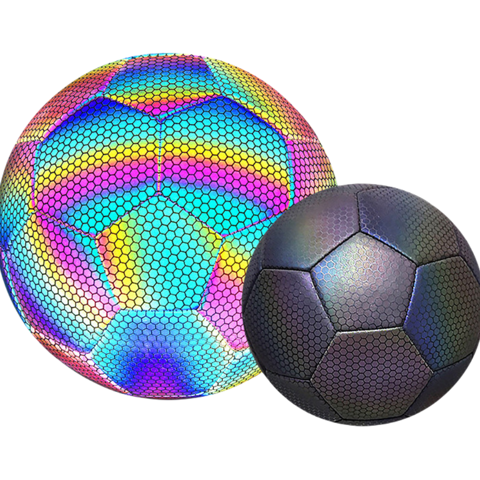 Donkey Friend Friend of Donkey Reflective 5 Football - Durable PU, Machine Stitched Adult Soccer Ball DJ6575