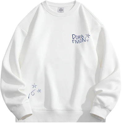 哆啦A夢卡通圖案休閒圓領衛衣 男女適用 336480D Buy 哆啦A夢卡通圖案休閒圓領衛衣 男女適用 336480D